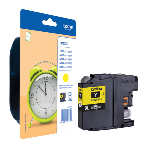 Brother - Cartuccia - Giallo - LC225XLY- 1200 pag