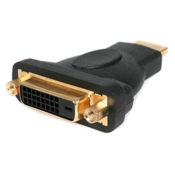 StarTech.com Adattatore cavo video HDMI a DVI-D - M/F (HDMIDVIMF) - Adattatore video - legame doppio - HDMI maschio a DVI-D femmina - nero - per P/N: DK31C3HDPD, DK31C3HDPDUE, SV221HUC4K, SV231DHU34K6, SV231HU34K6, SV431HU34K6