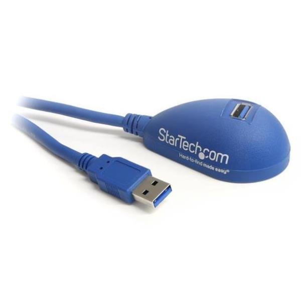 StarTech.com Cavo di estensione USB 3.0 SuperSpeed desktop da 1,5 m- A ad A M/F - Prolunga USB - USB Tipo A (M) a USB Tipo A (F) - 1.5 m - nero - per P/N: 2SD4FCRU3, CFASTRWU3, FCREADMICRO3, MSDREADU3CA, USB3SAA3MBK