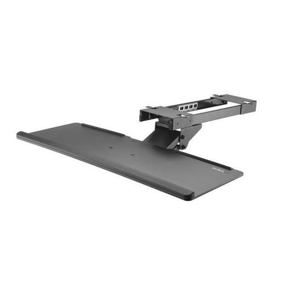 STARTECH RIPIANO SOTTO SCRIVANIA PER TASTIERA REGOLABILE VASSOIO PORTATASTIERA 26.4" INCLINABILE E ORIENTABILE NERO