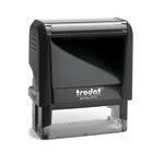 Trodat Printy 4913 - Timbro - autoinchiostrante - testo personalizzabile - 22 x 58 mm - nero