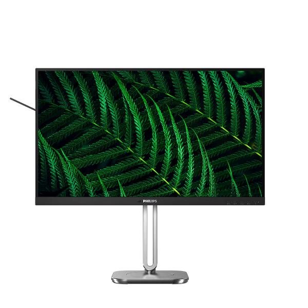 Philips 27B2G5200 - Monitor a LED - 27" - 1920 x 1080 Full HD (1080p) @ 100 Hz - IPS - 1500:1 - HDMI, VGA, DisplayPort - altoparlanti - carbone, argento