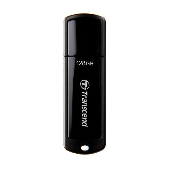Transcend JetFlash 700 - Chiavetta USB - 128 GB - USB 3.0 - nero