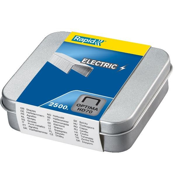 Rapid Optima HD70 - Punti metallici - filo metallico galvanizzato - pacco da 2500