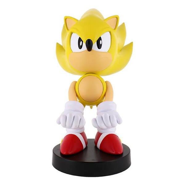 Exquisite Gaming Cable Guys Sonic the Hedgehog Super Sonic - Supporto per controller di gioco, telefono cellulare