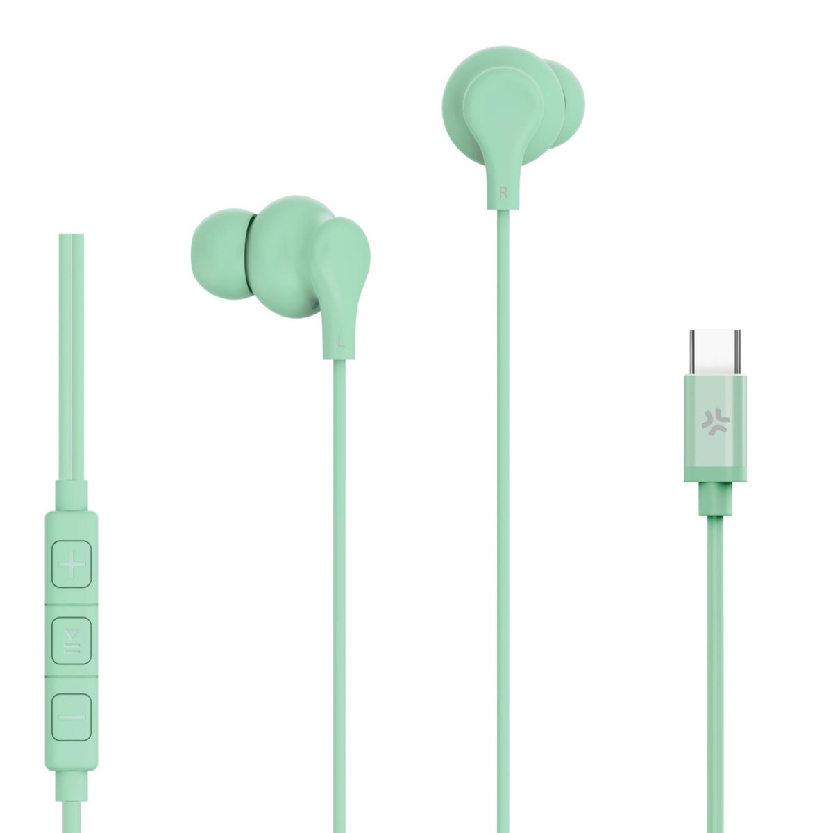 Celly UP1600TYPEC - USB-C Stereo Wired Earphones