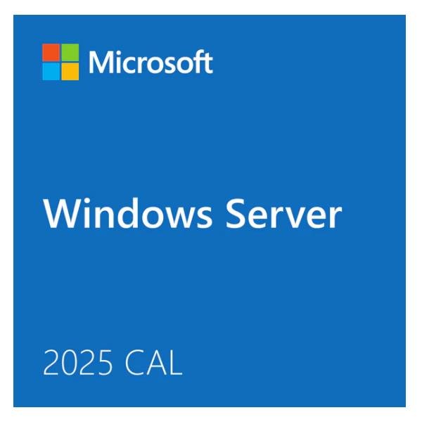DELL SOFTWARE BOX - 5-PACK OF WINDOWS SERVER 2025/2022 USER CALS (STD OR DC) CUS KIT