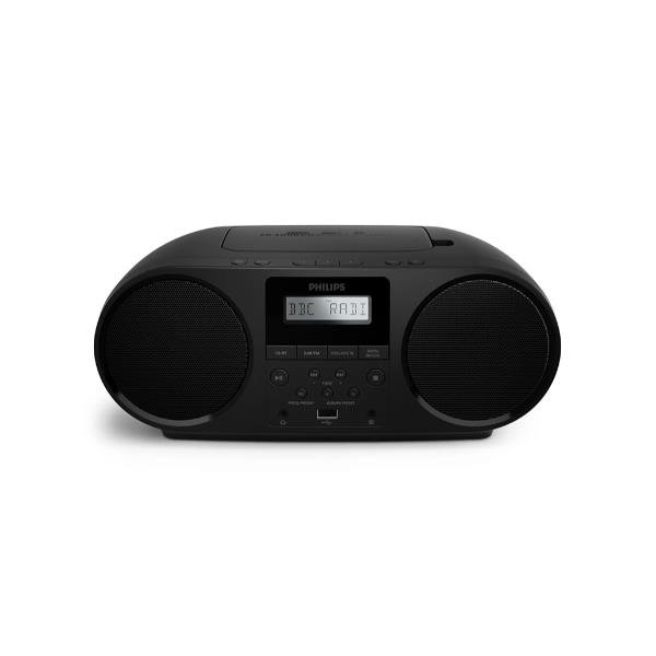PHILIPS TAZ6000/10 LETTORE CD/RADIO FM/DAB+ ALL-IN-ONE BLUETOOTH USB PRESA CUFFIE 3.5mm NERO