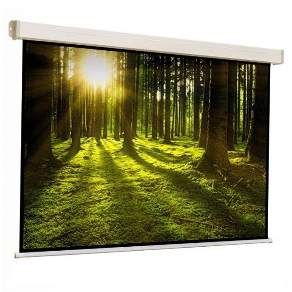 SOPAR Nema - Schermo per proiezione - montaggio a soffitto, montaggio a parete - posteriore - 81" (206 cm) - 1:1 - bianco, RAL 9010