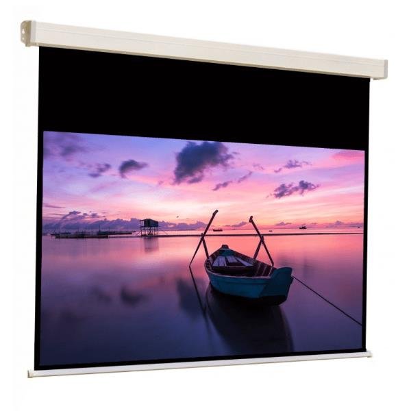 SOPAR Platinum Nema - Schermo per proiezione - montaggio a soffitto, montaggio a parete - 86" (218 cm) - 16:9 - bianco - bianco, RAL 9010
