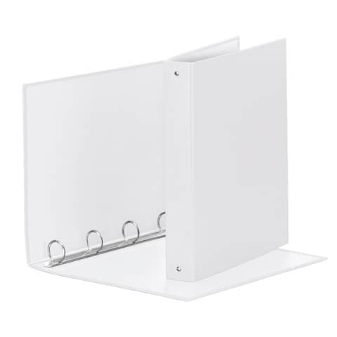 Raccoglitore Meeting - 22 x 30 cm - 4 anelli tondi 30 mm - dorso 4 cm - PP - bianco - Esselte