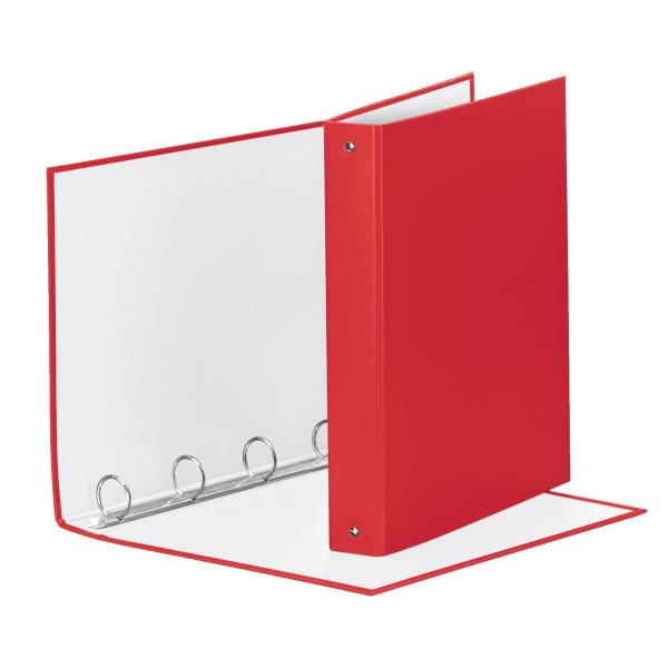 Raccoglitore Meeting - 22 x 30 cm - 4 anelli tondi 30 mm - dorso 4 cm - PP - rosso vivida - Esselte