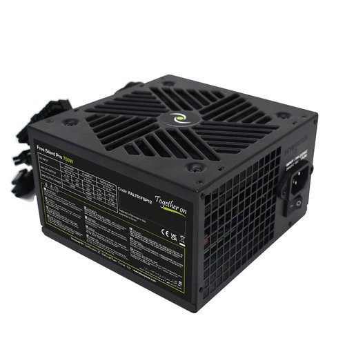 Tecnoware Free Silent Pro 750 Ã¨ un alimentatore con potenza di 750W e certificazione 80+ Silver.