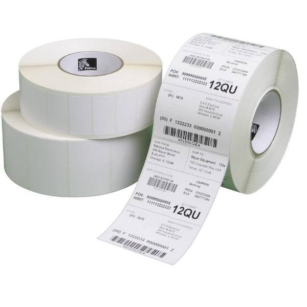 Zebra Z-Perform 1000D - Carta - adesivo acrilico permanente - Non rivestita - 50.8 x 25.4 mm 353 etichette (1 rotolo(i) x 353) etichette