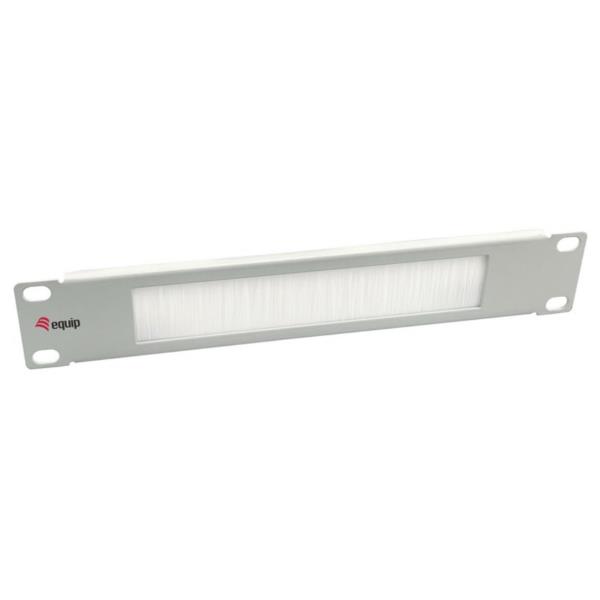 EQUIP 10" BRUSH PANEL 1U, LIGHT GREY
