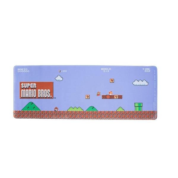 PALADONE TAPPETTINO MOUSE SUPER MARIO BROS CON BASE ANTISCIVOLO 30x80CM MULTICOLORE