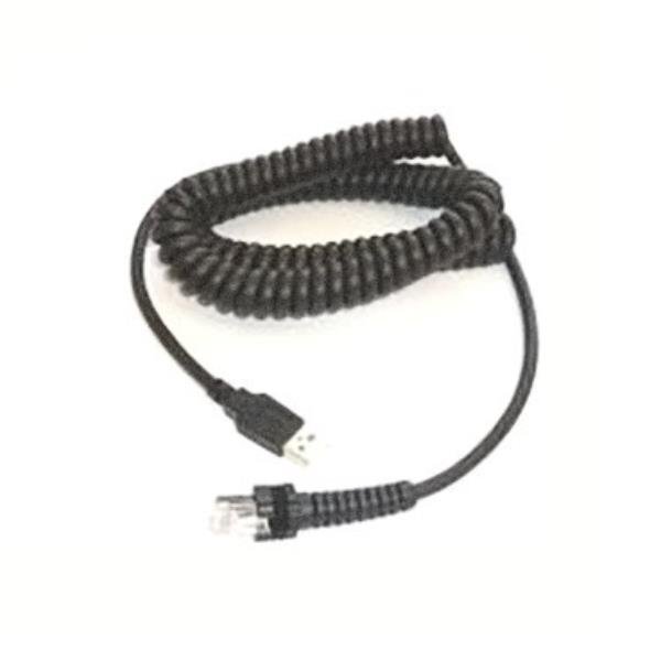 Datalogic CAB-467 - Cavo USB - USB - 3.6 m - avvolto a spirale - per PowerScan PBT7100, PBT8300, PD7100, PD8300, PM8300, PM8500