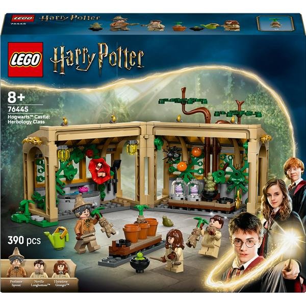 LEGO HARRY POTTER CASTELLO DI HOGWARTS LEZIONE DI ERBOLOGIA CON 3 PIANTE DI MANDRAGOLA E 3 MINIFIGURE