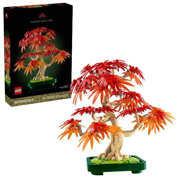 LEGO BOTANIC BONSAI DI ACERO ROSSO GIAPPONESE KIT DI COSTRUZIONE RICCO DI DETTAGLI