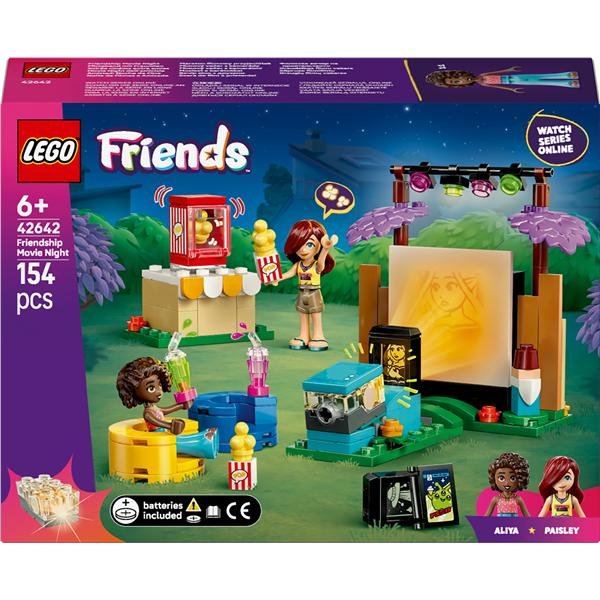 LEGO FRIENDS MOVIE NIGHT DELL AMICIZIA CON 2 MINI BAMBOLINE SCHERMO E PROIETTORE CON MATTONCINO LUMINOSO