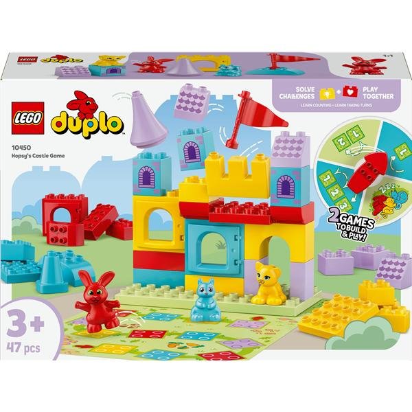 LEGO DUPLO GIOCO AL CASTELLO CON SALTERELLO GIOCO EDUCATIVO 2 IN 1