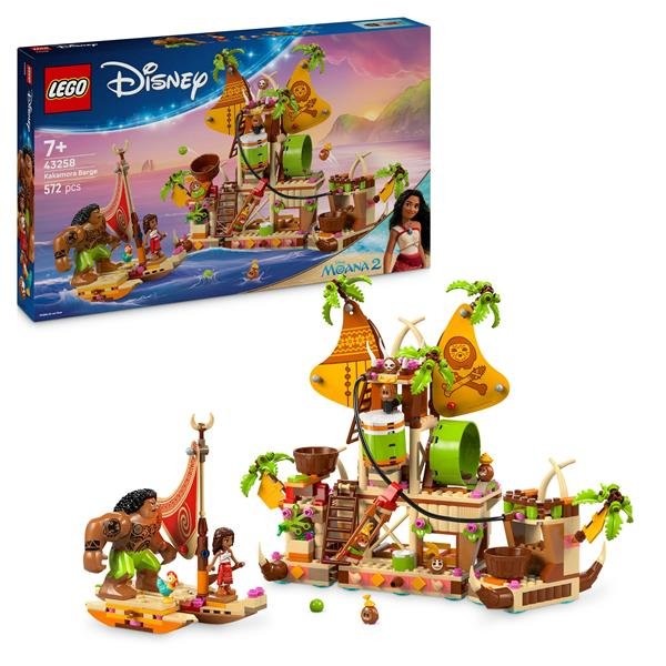 LEGO DISNEY OCEANIA 2 IL BARCONE DEI KAKAMORA CON MINI BAMBOLA DI VAIANA E FIGURA MAUI