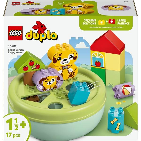 LEGO DUPLO SMISTA FORME CASETTA DEL CUCCIOLO GIOCO EDUCATIVO CON MATTONCINI COLORATI SET PER LO SVILUPPO DELLA MOTRICITA'