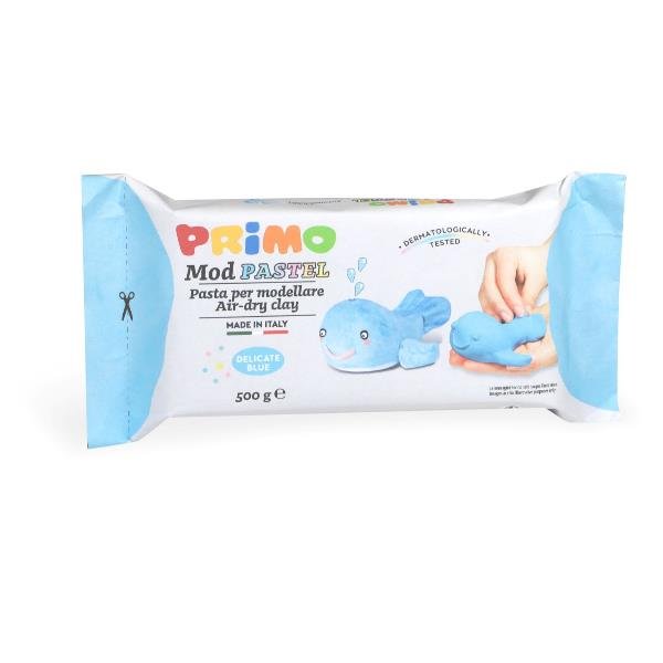 PRIMO PASTA DA MODELLARE PANETTO DA 500 GR AZZURRO PASTELLO