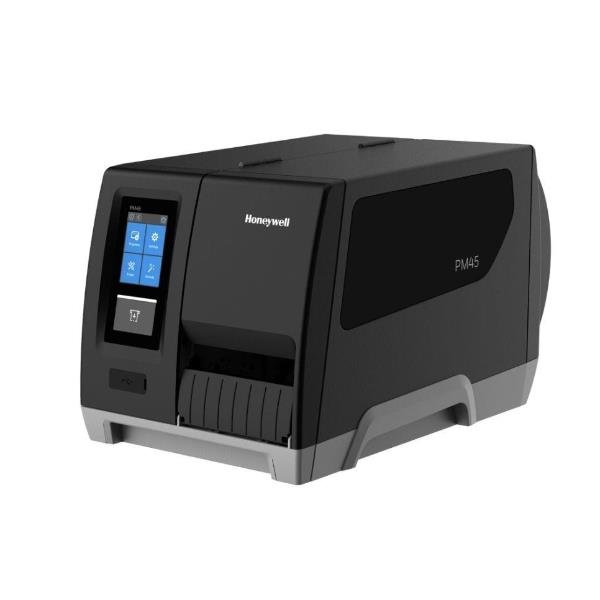 Honeywell PM45 - Stampante per etichette - trasferimento termico - Rullo (11,4 cm) - 300 dpi - fino a 300 mm/sec - USB 2.0, seriale, Gigabit LAN, host USB 2.0 - Riavvolgitore