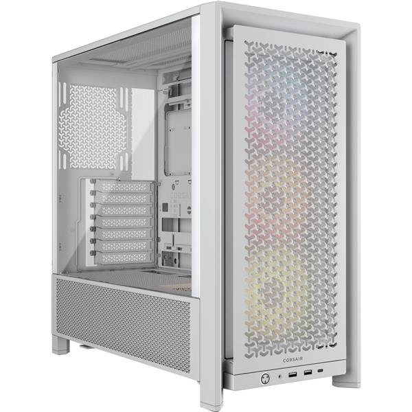 Il <b>Corsair FRAME 4000D RS ARGB White</b> Ã¨ un <b>case ATX MidTower</b> con sistema modulare FRAME e tre <b>ventole ARGB</b> preinstallate. Offre massima personalizzazione e <b>raffreddamento</b> efficiente per prestazioni ottimali.