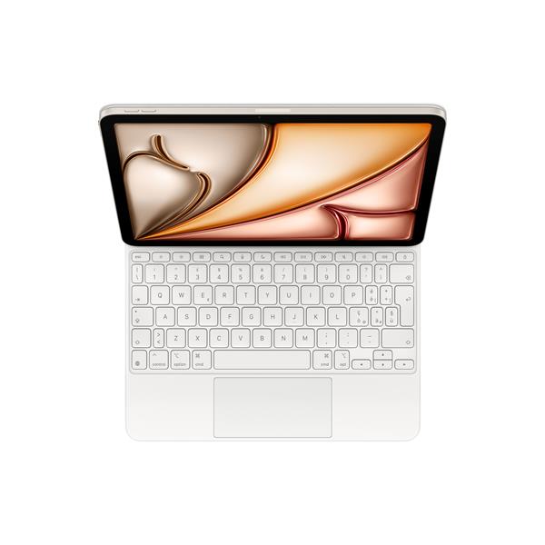 APPLE MAGIC KEYBOARD iPAD AIR 2025 11" (M3) CUSTODIA CON TASTIERA TRACKPAD APPLE SMART CONNECTOR ITALIANO BIANCO