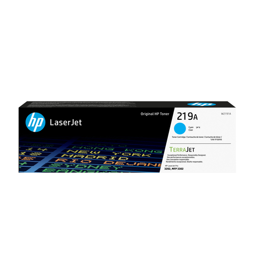 Hp - Toner originale - 219A - Ciano - W2191A - 1.200 pag