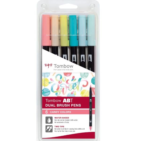 KOH-I-NOOR CF6 DUAL BRUSH COLORI CANDY
