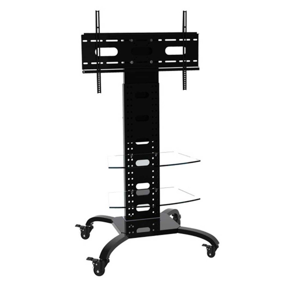 Techly ICA-TR8 Supporto TV mobile 32-70" fino a 40kg regolabile con 2 ripiani