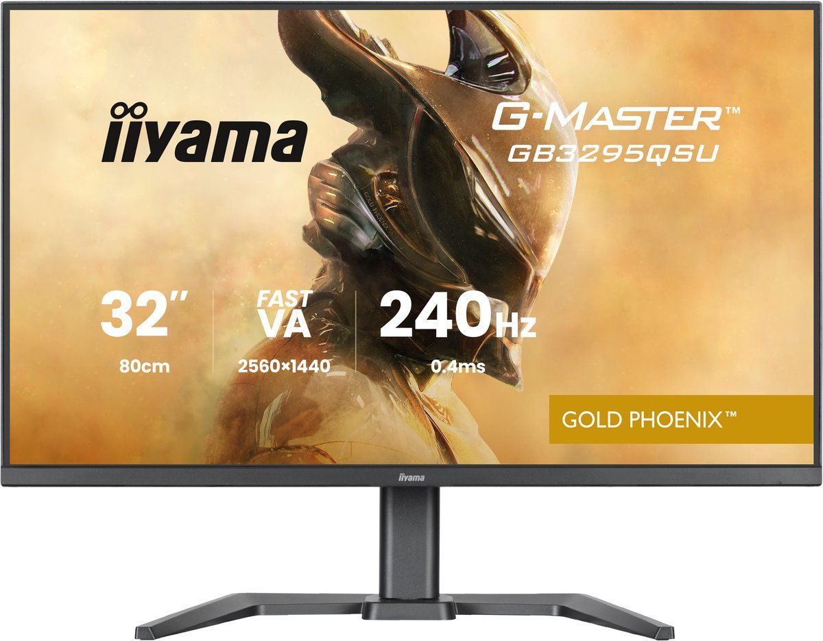 iiyama G-MASTER GB3295QSU-B1 Monitor PC 80 cm (31.5") 2560 x 1440 Pixel Quad HD LED Nero