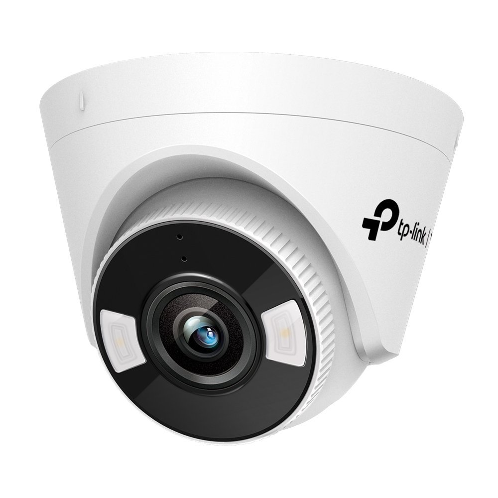 TP-LINK VIGI C440 4MM TELECAMERA DI SICUREZZA IP 4MP FULL COLOR TURRET FARETTI INTEGRATI SMART DETECTION MICROFONO INCORPORATO AUDIO BIDIREZIONALE SLOT MICRO SD BIANCO