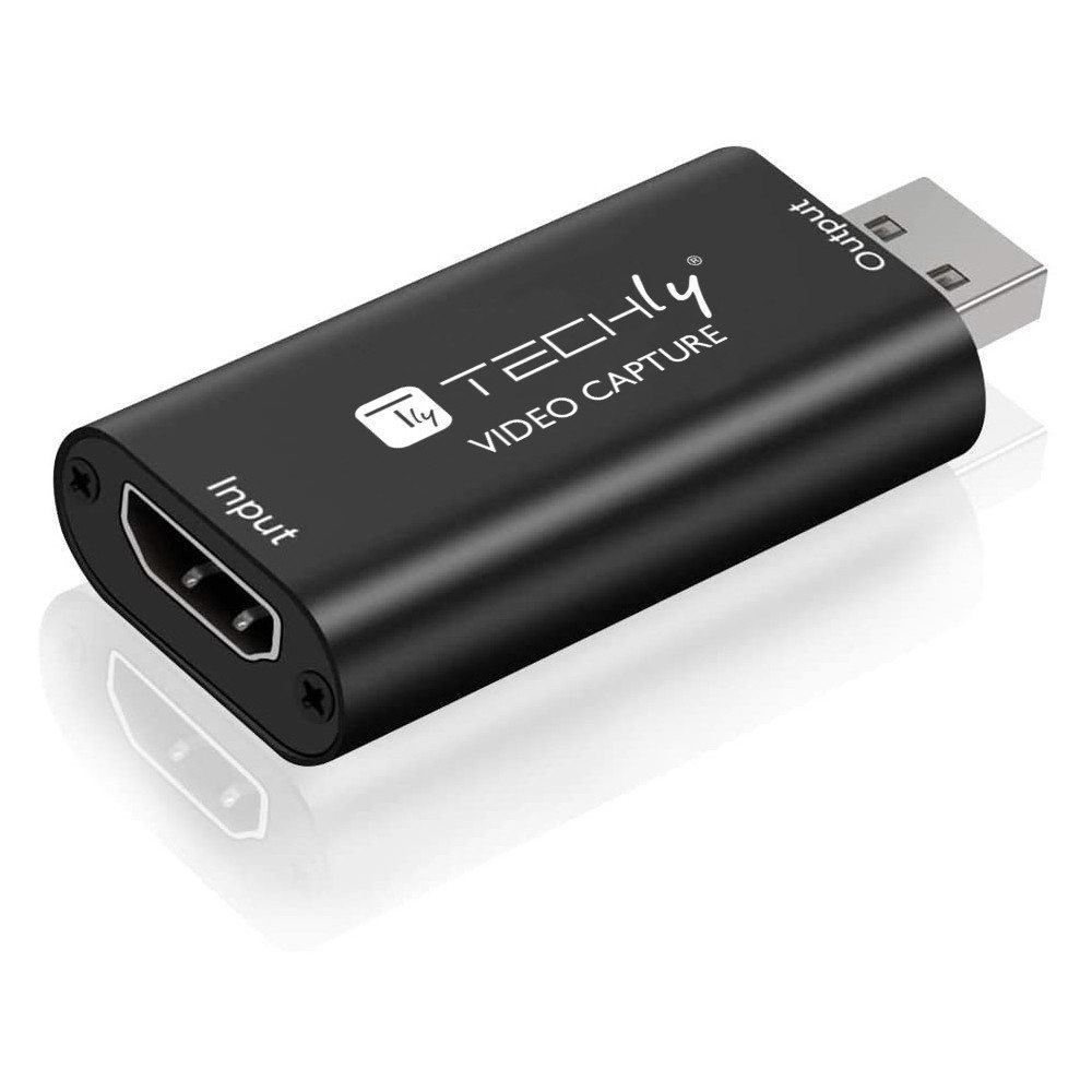 Techly I-USB-VIDEO-1080TY Scheda di acquisizione segnale HDMI 1080p Grabber per USB 2.0