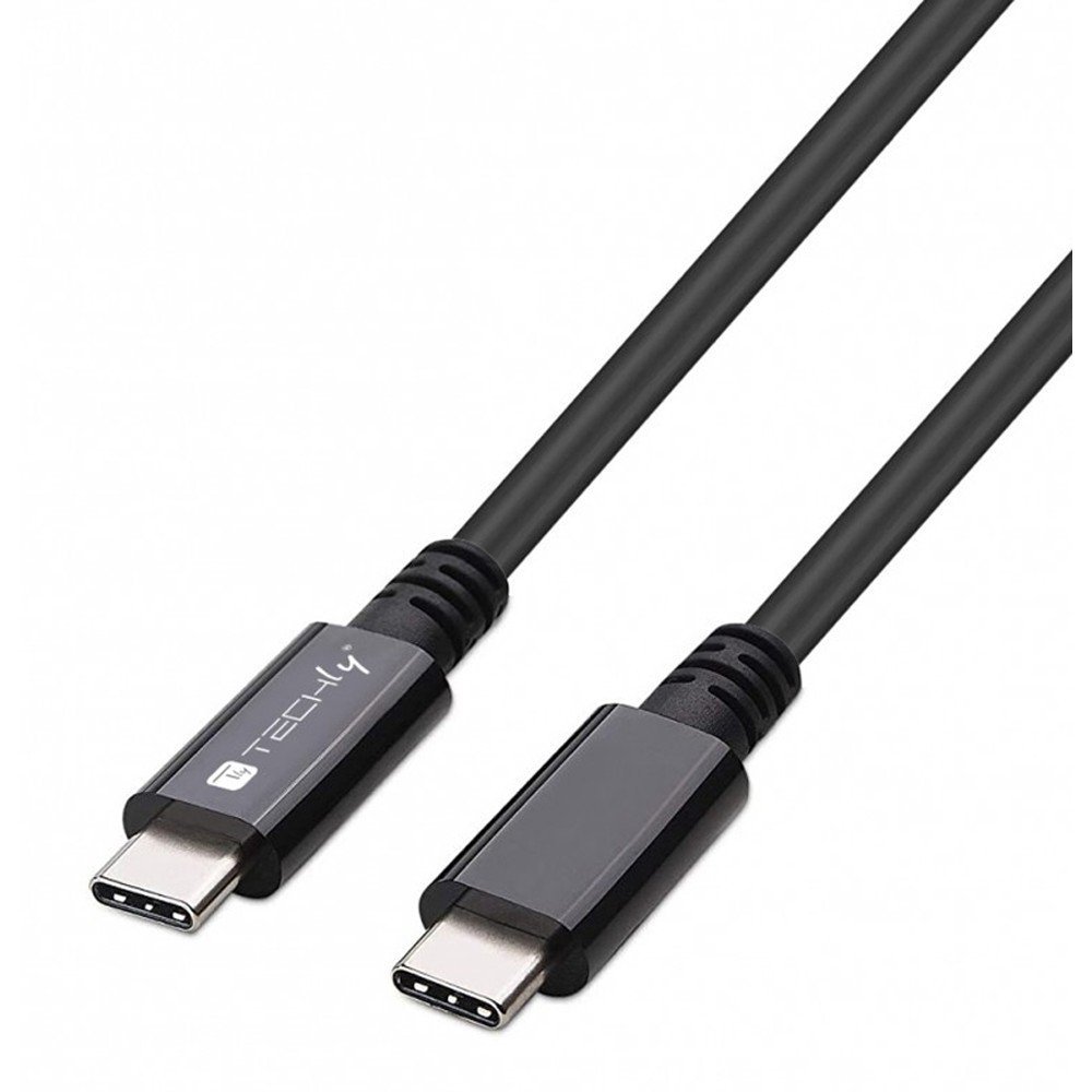 Techly ICOC MUSB40-CMCM08 Cavo USB 4.0 USB-C a USB-C Thunderbolt 4 PD M/M 80cm