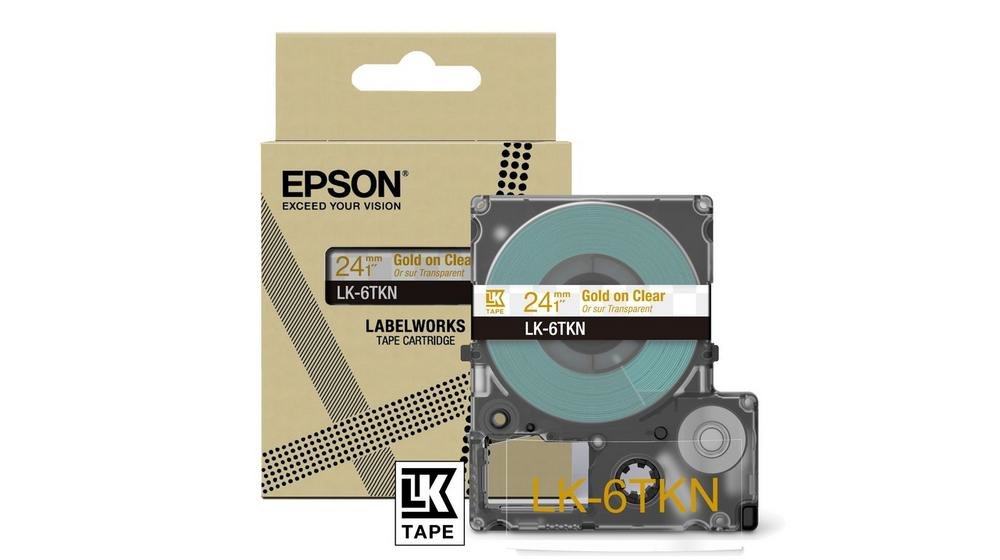 Epson LabelWorks LK-6TKN - Metallic - oro su …