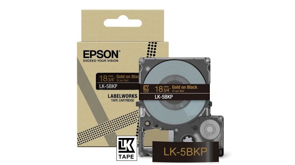 Epson LabelWorks LK-5BKP - Metallic - oro su …