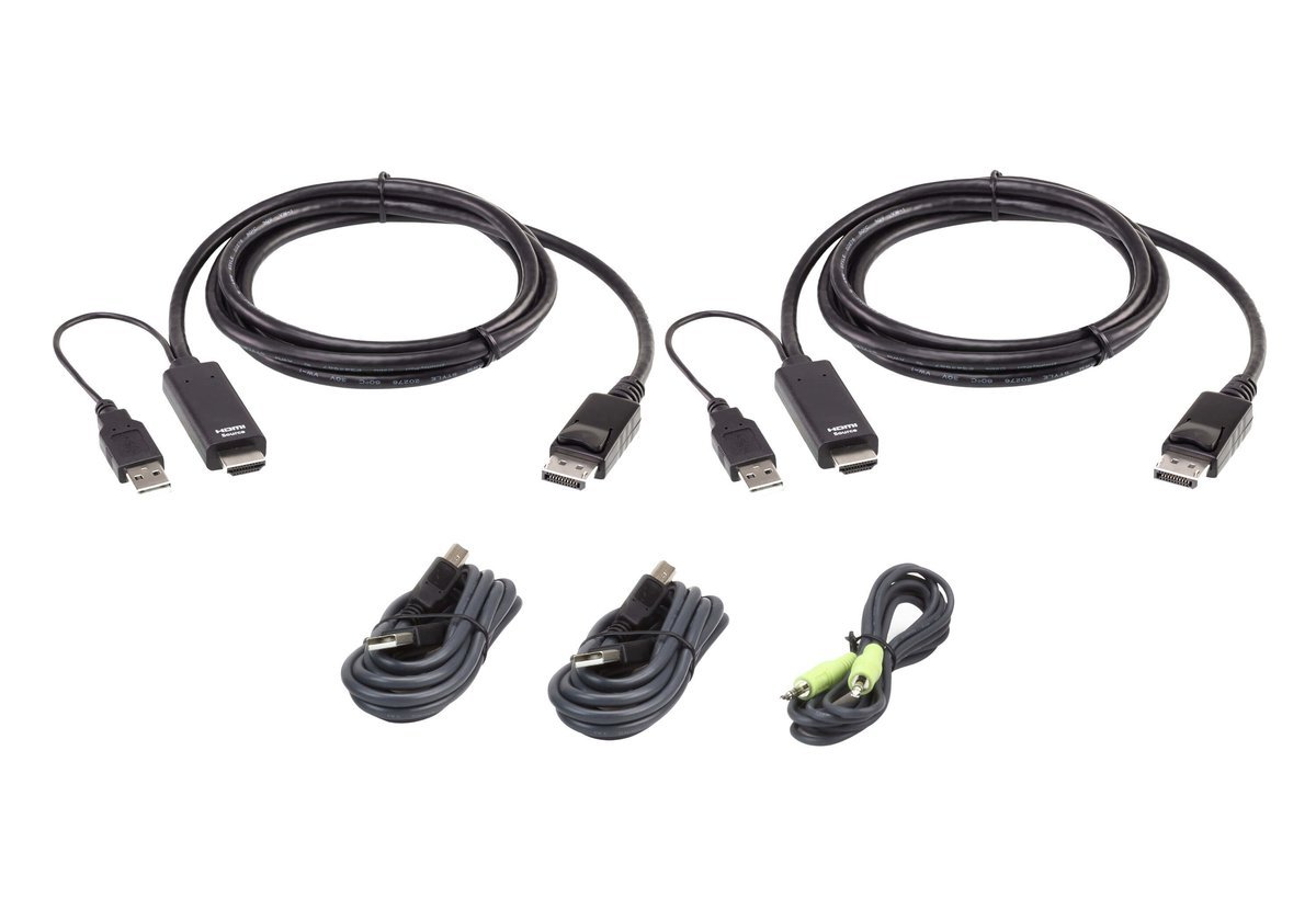 ATEN 2L-7D02UHDPX5 cavo per tastiera, video e mouse …