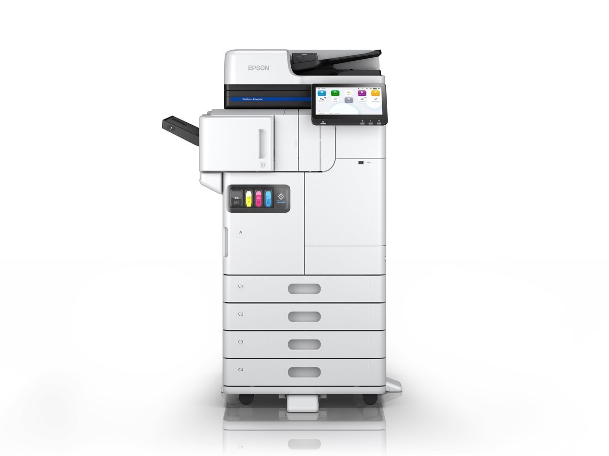 Epson WorkForce Enterprise AM-C5000 - Stampante multifunzione - colore - ink-jet - 297 x 431 mm (originale) - A3 (supporti) - fino a 50 ppm (stampa) - 1150 fogli - 33.6 Kbps - USB 2.0, Gigabit LAN, USB 3.0