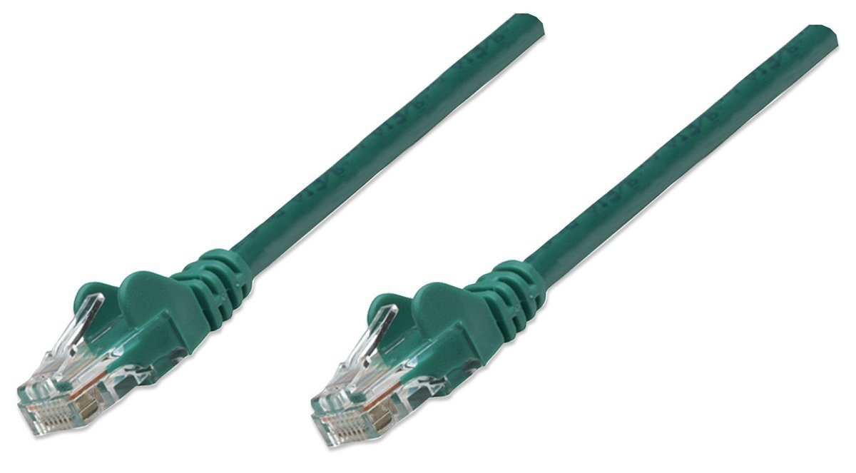 Intellinet 343718 Patchcord UTP 5m C6 verde