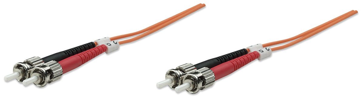 Intellinet 1m ST/ST cavo a fibre ottiche OM1 Arancione