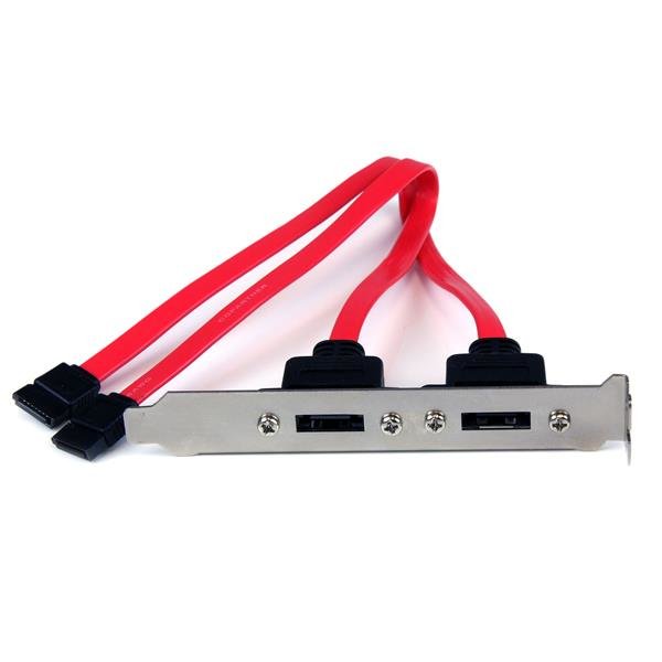 StarTech.com Supporto slot piastra SATA con 2 porte …