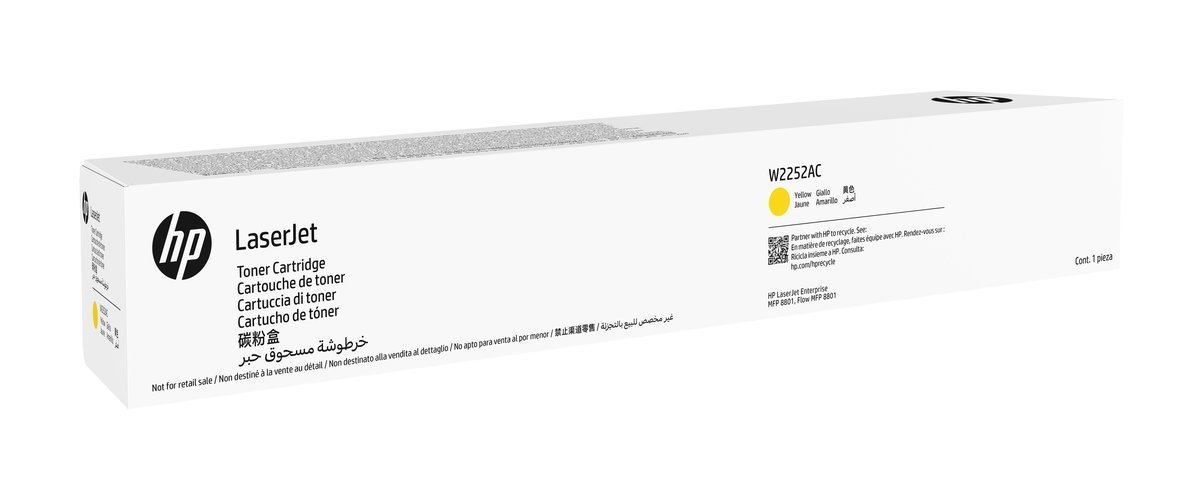 HP Cartuccia toner giallo ad uso contrattuale originale LaserJet W2252AC, 40000 pagine, Giallo, 1 pz