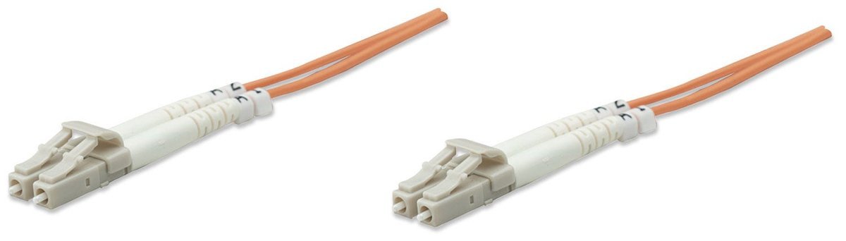 Intellinet 5.0m LC M/M cavo a fibre ottiche 5 m OM2 Arancione