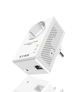 Icy Box IB-PL250 PowerLine Ethernet - 200 Mbit/s