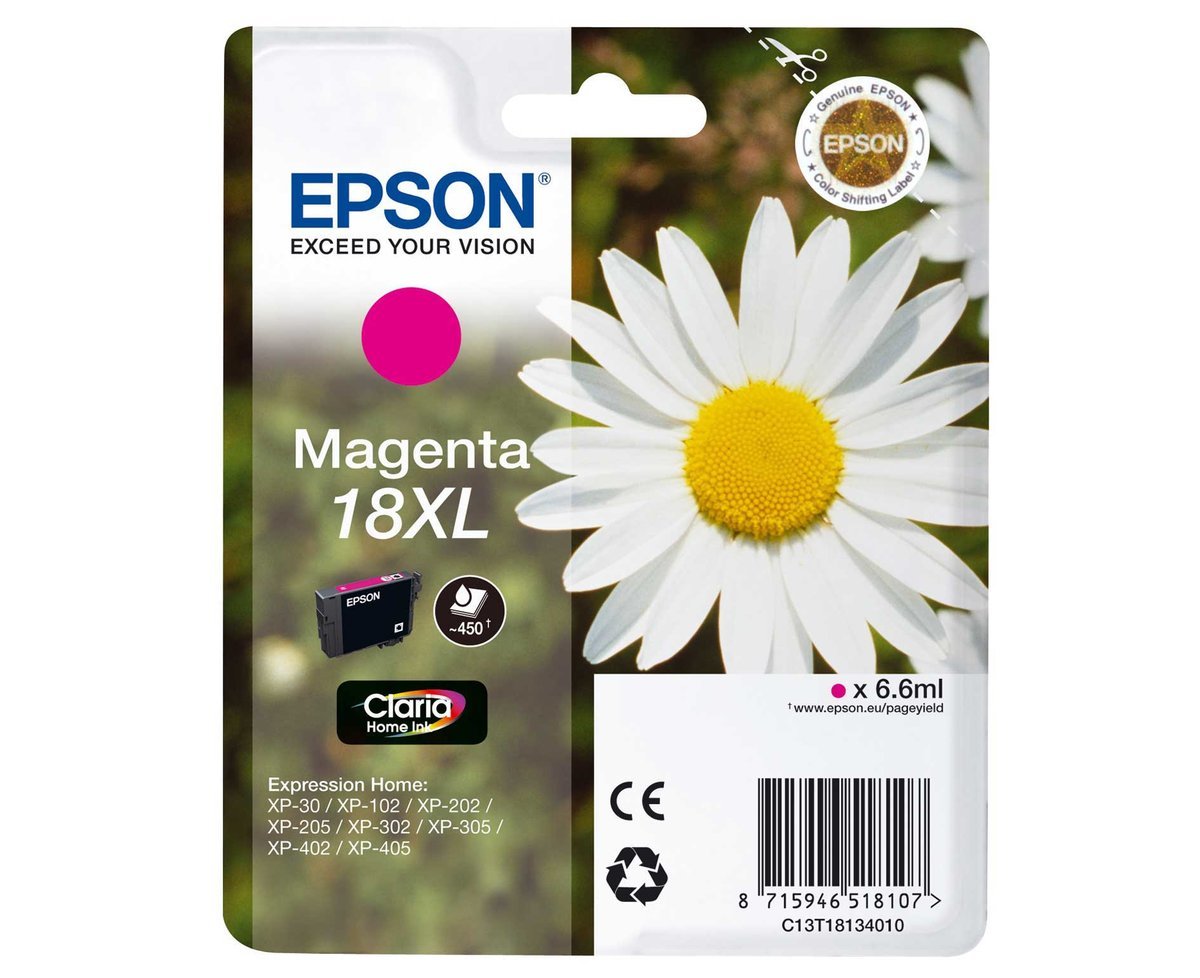 Epson Daisy Cartuccia Margherita Magenta Inchiostri Claria Home 18XL