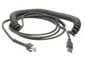 Zebra shielded USB cable 2.8m curly, CBA-U32-C09ZAR